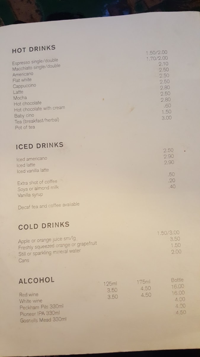 Menu - Petitou Cafe photo 5